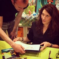 John Chalmers and Sandra Marrs (Metaphrog). Word Bookstore Jersey City signing 2017